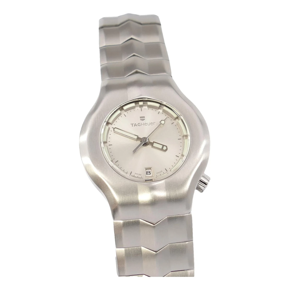 Pre-owned Tag Heuer Alter Ego Watch In Silver