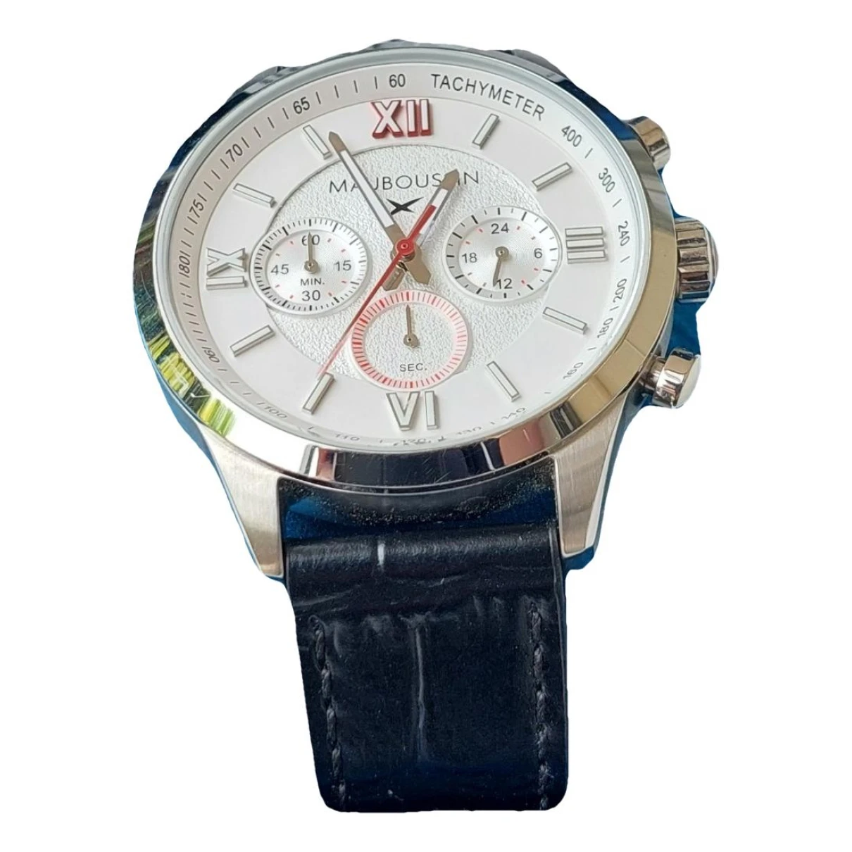Pre-owned Mauboussin Watch In White