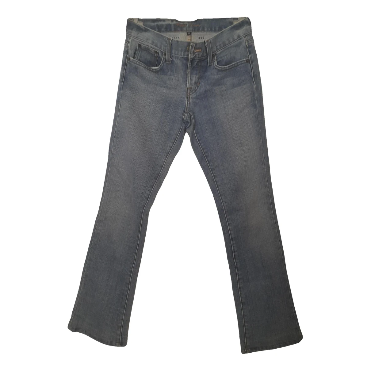 Pre-owned Ralph Lauren Straight Jeans In Grey