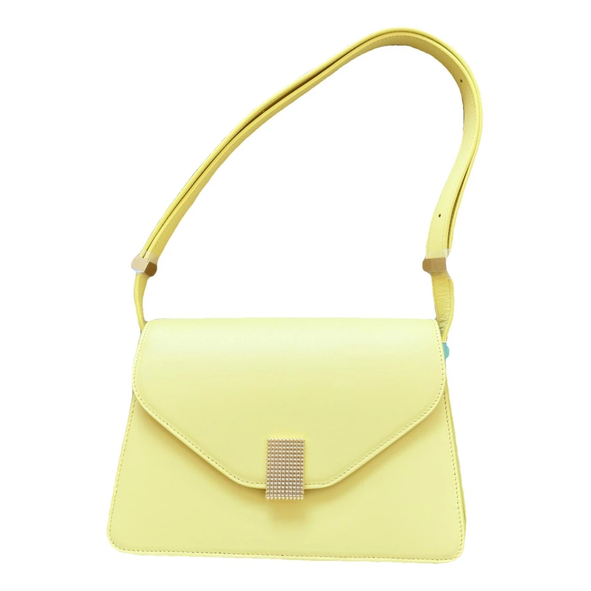 Pre-owned Lanvin Leather Handbag In Yellow