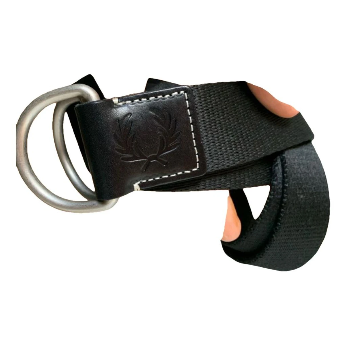 Pre-owned Fred Perry Belt In Black