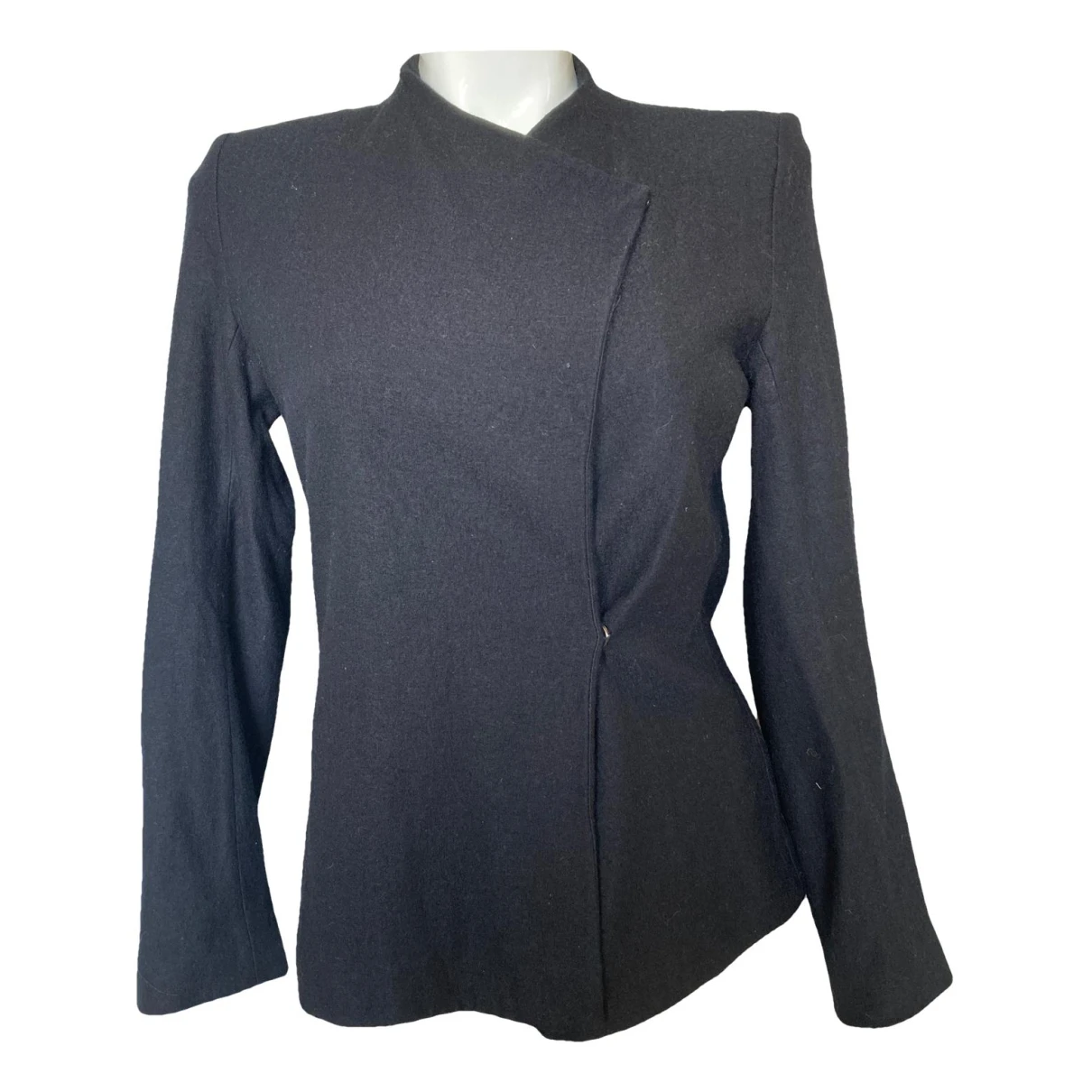 Pre-owned Filippa K Wool Short Vest In Black