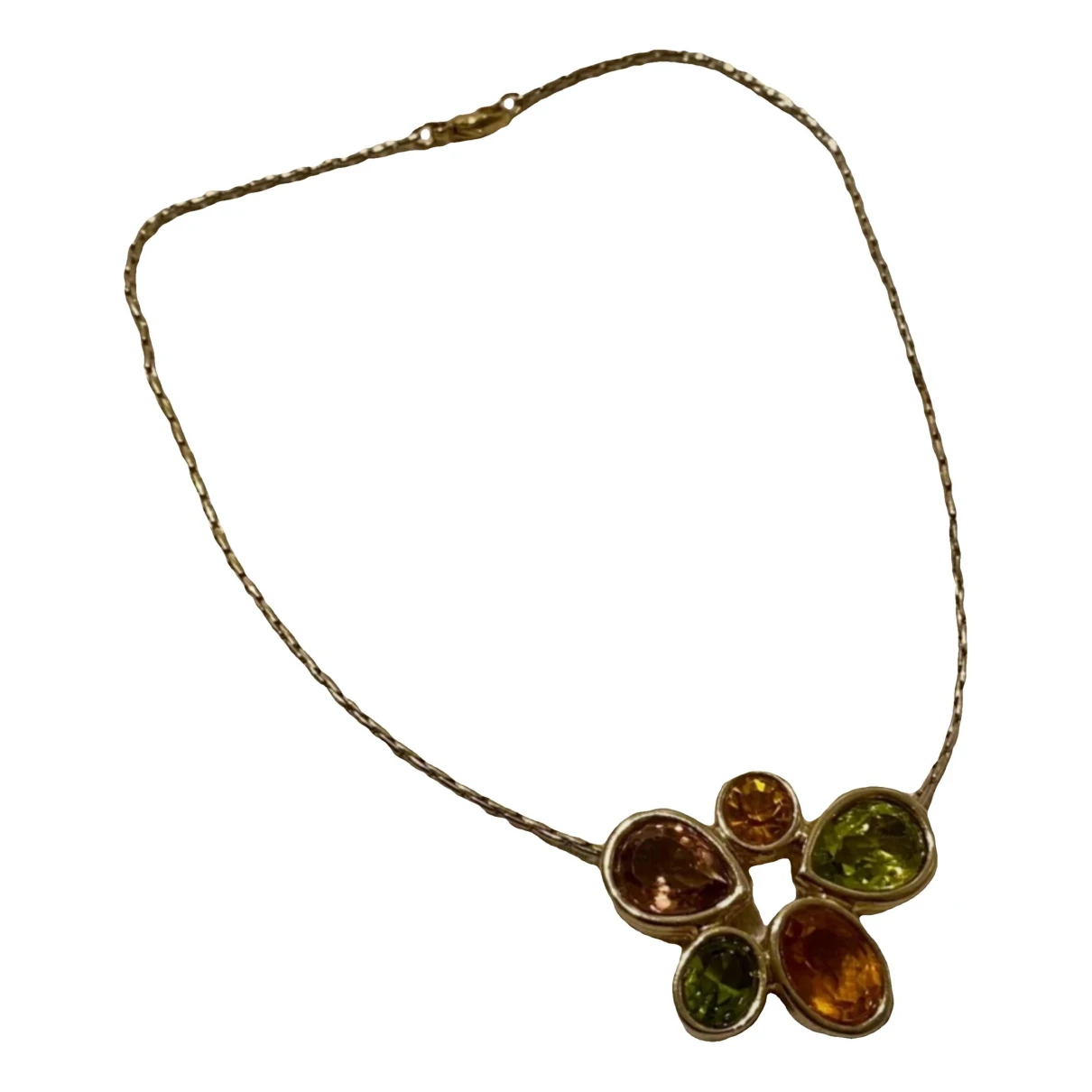Pre-owned Schiaparelli Necklace In Gold