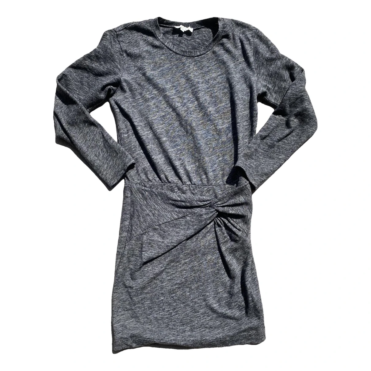 Pre-owned Iro Wool Mini Dress In Grey