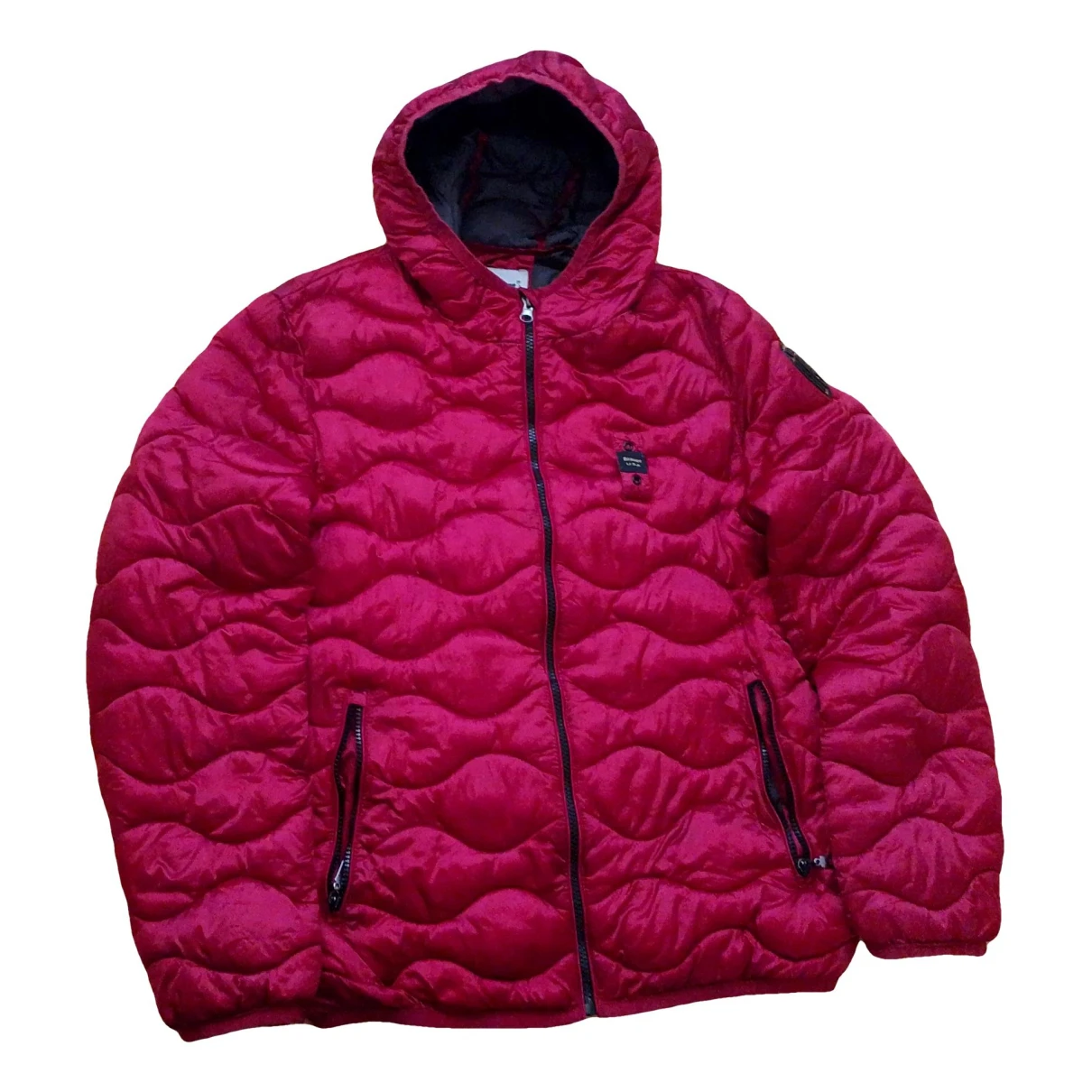 Pre-owned Blauer Puffer In Red