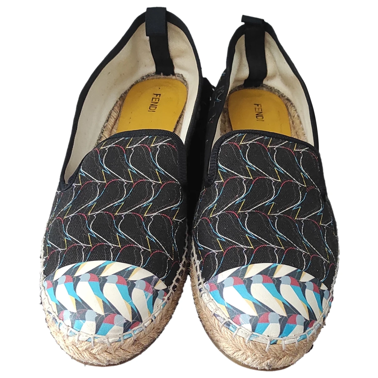 Pre-owned Fendi Cloth Espadrilles In Other