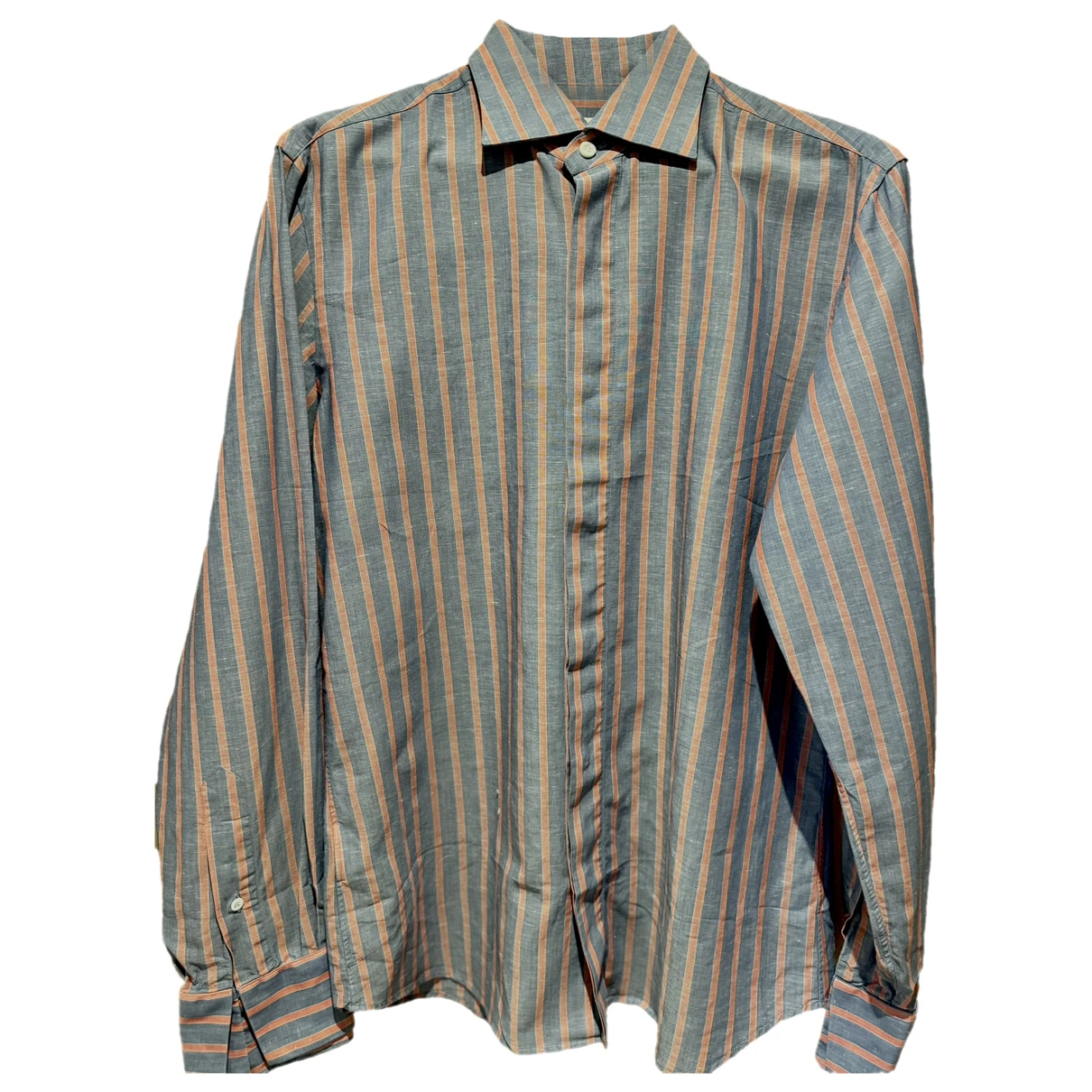 Pre-owned Baldessarini Linen Shirt In Multicolour