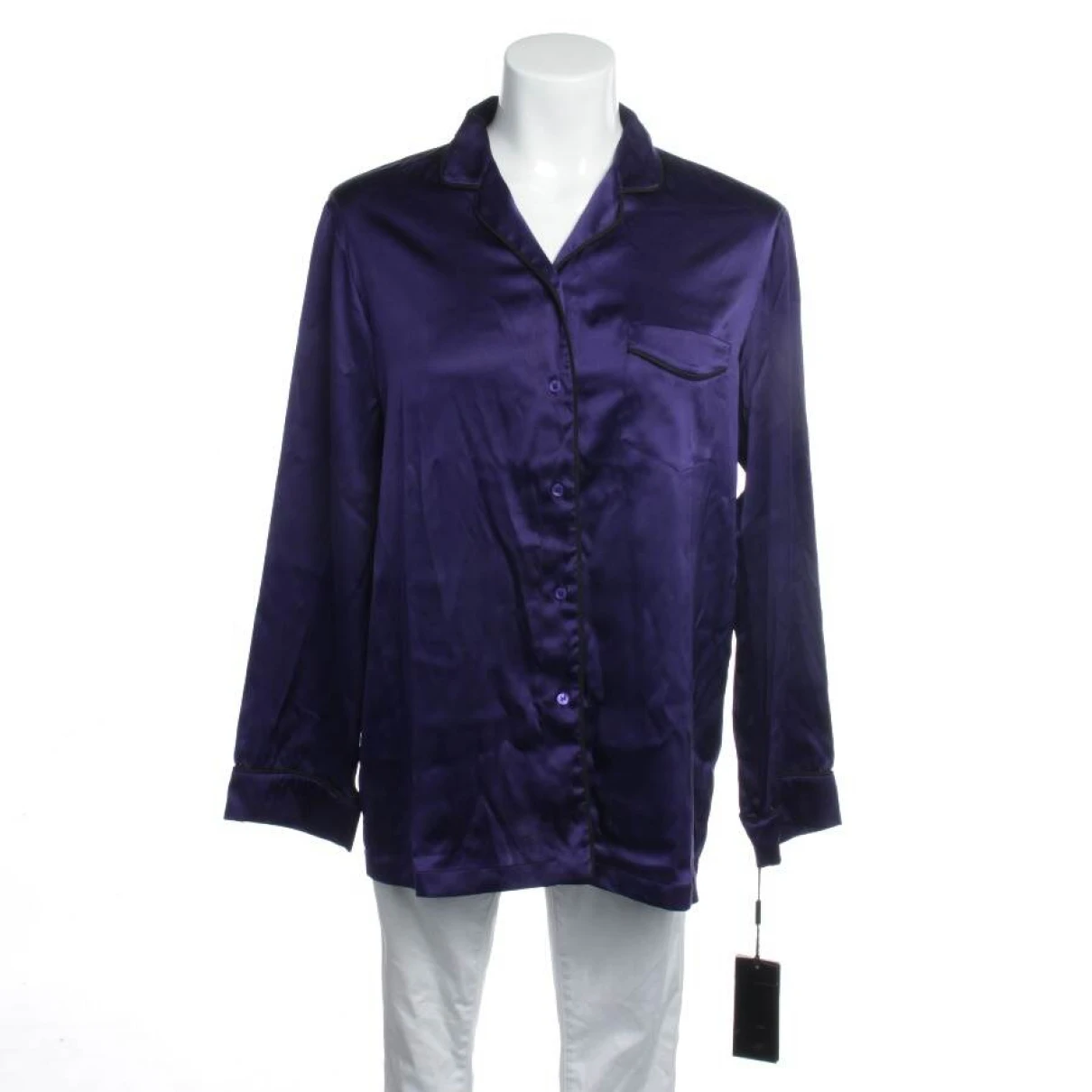 Pre-owned M Missoni Silk Blouse In Purple