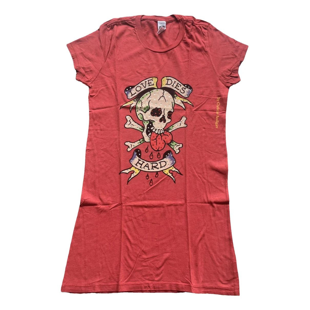 Pre-owned Ed Hardy T-shirt In Red