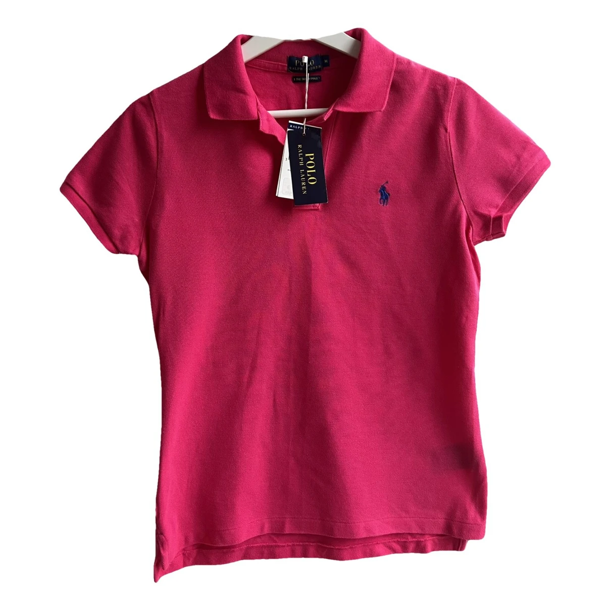 Pre-owned Polo Ralph Lauren Polo Ajusté Manches Courtes Polo In Pink