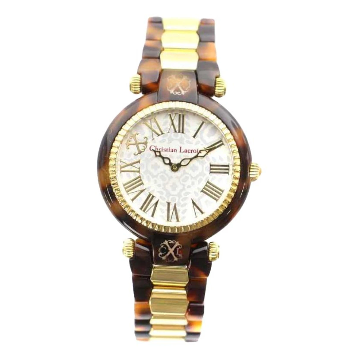 Pre-owned Christian Lacroix Watch In Brown