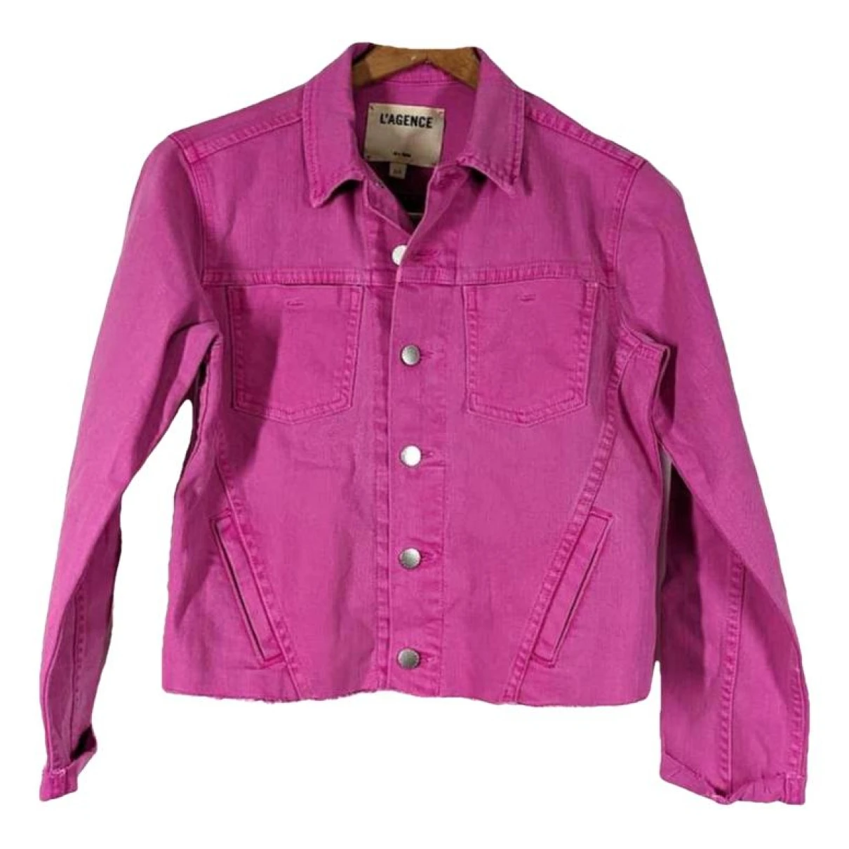 Pre-owned L Agence Jacket In Pink