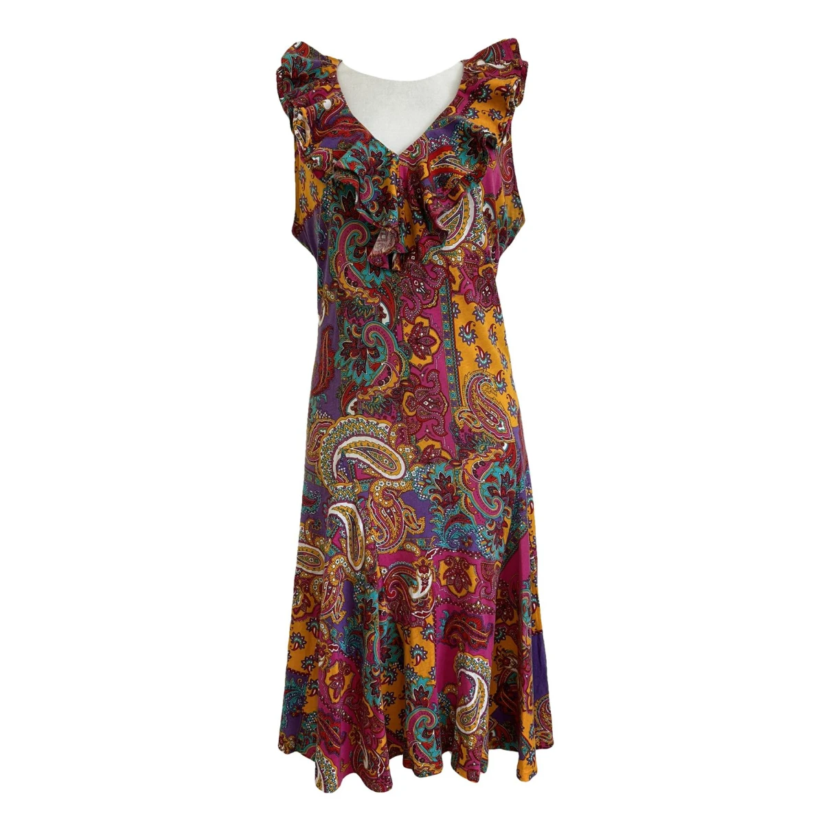 Pre-owned Lauren Ralph Lauren Mid-length Dress In Multicolour