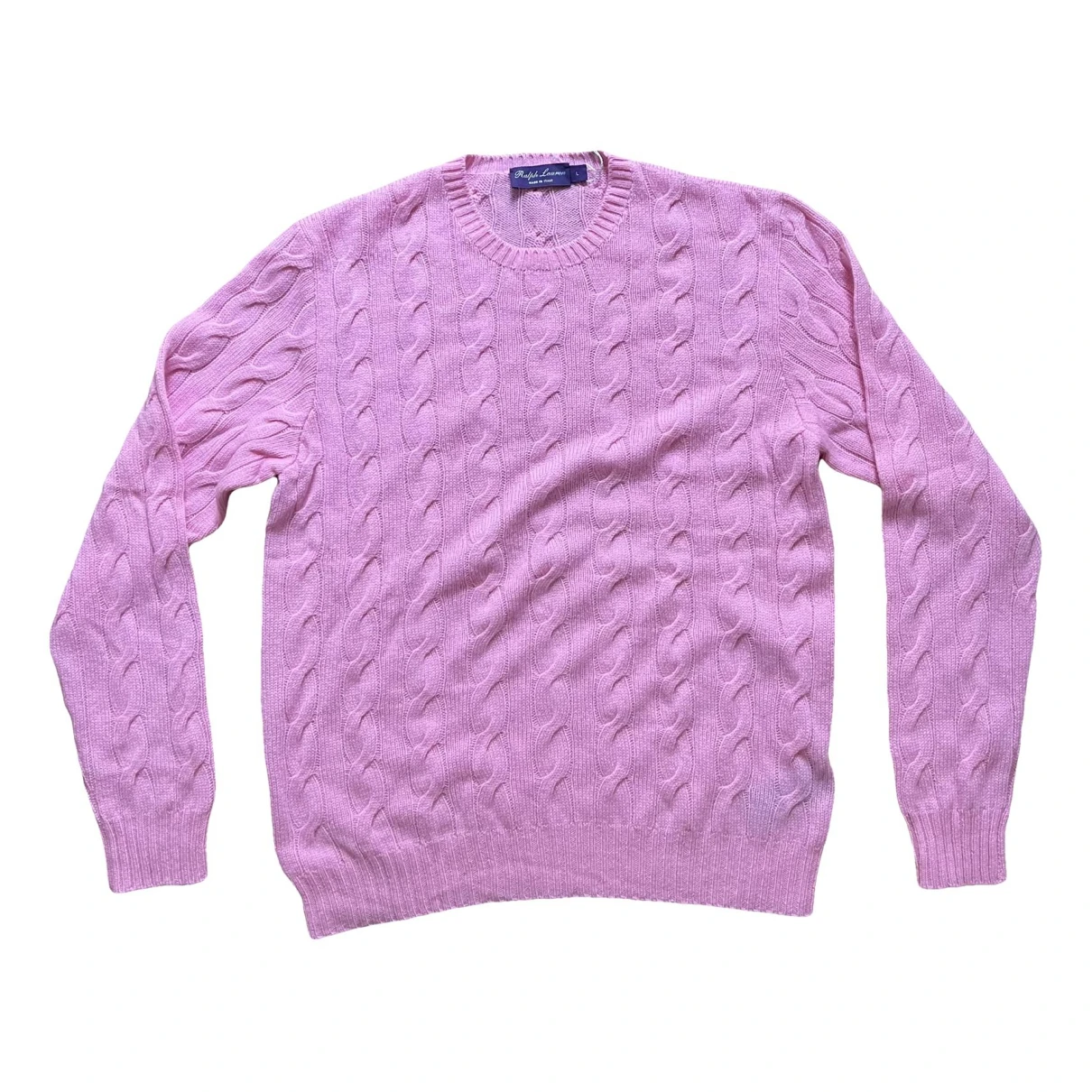 Pre-owned Ralph Lauren Purple Label Cashmere Jumper In Pink