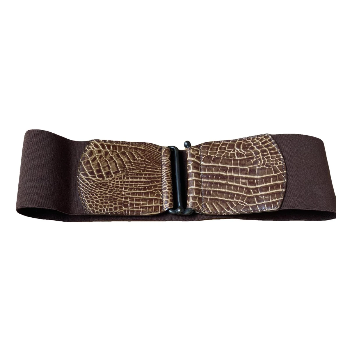 Pre-owned Bcbg Max Azria Leather Belt In Brown