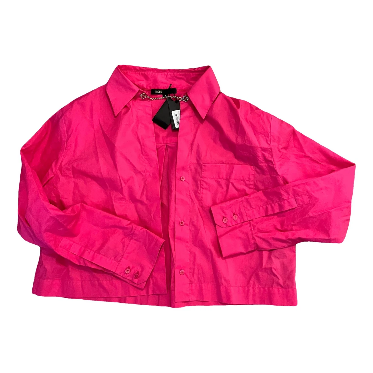 Pre-owned Maje Shirt In Pink