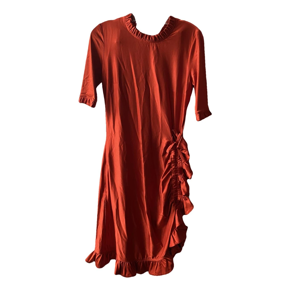 Pre-owned Rabanne Mid-length Dress In Red