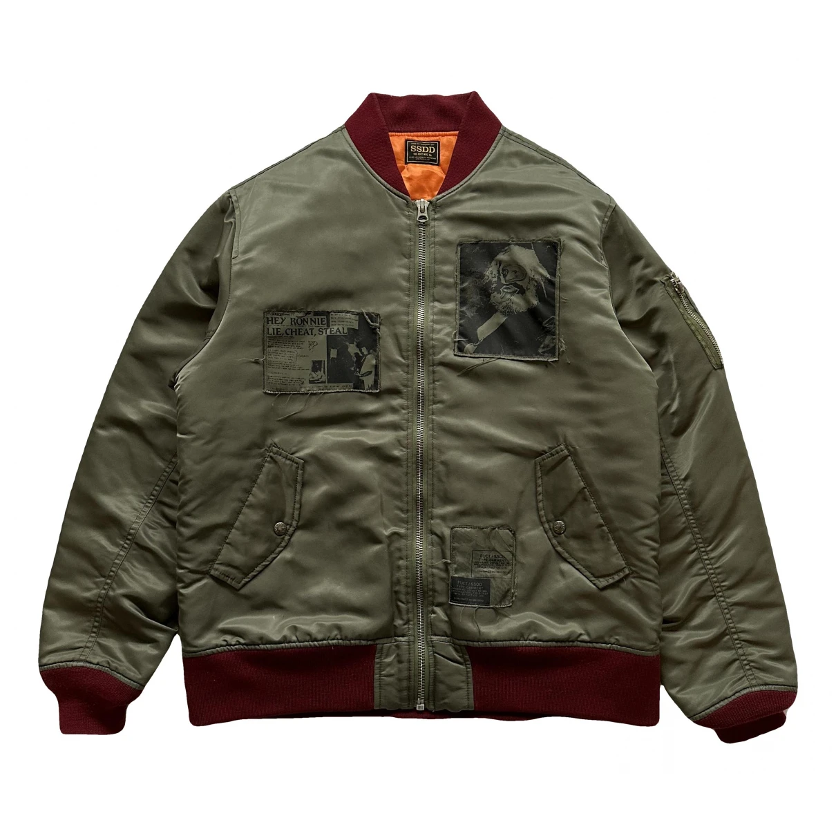 Pre-owned Fuct Jacket In Khaki