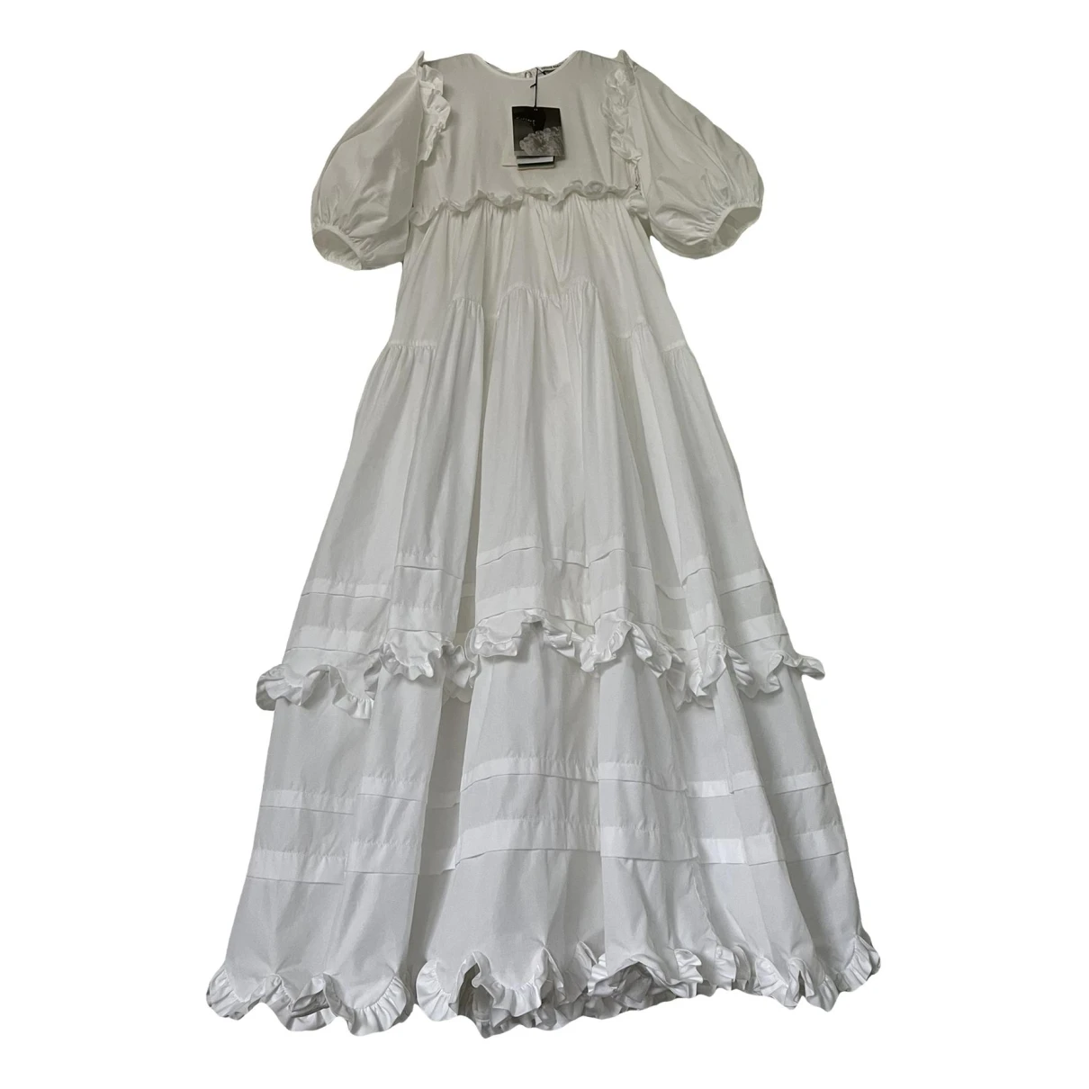 Pre-owned Cecilie Bahnsen Dress In White