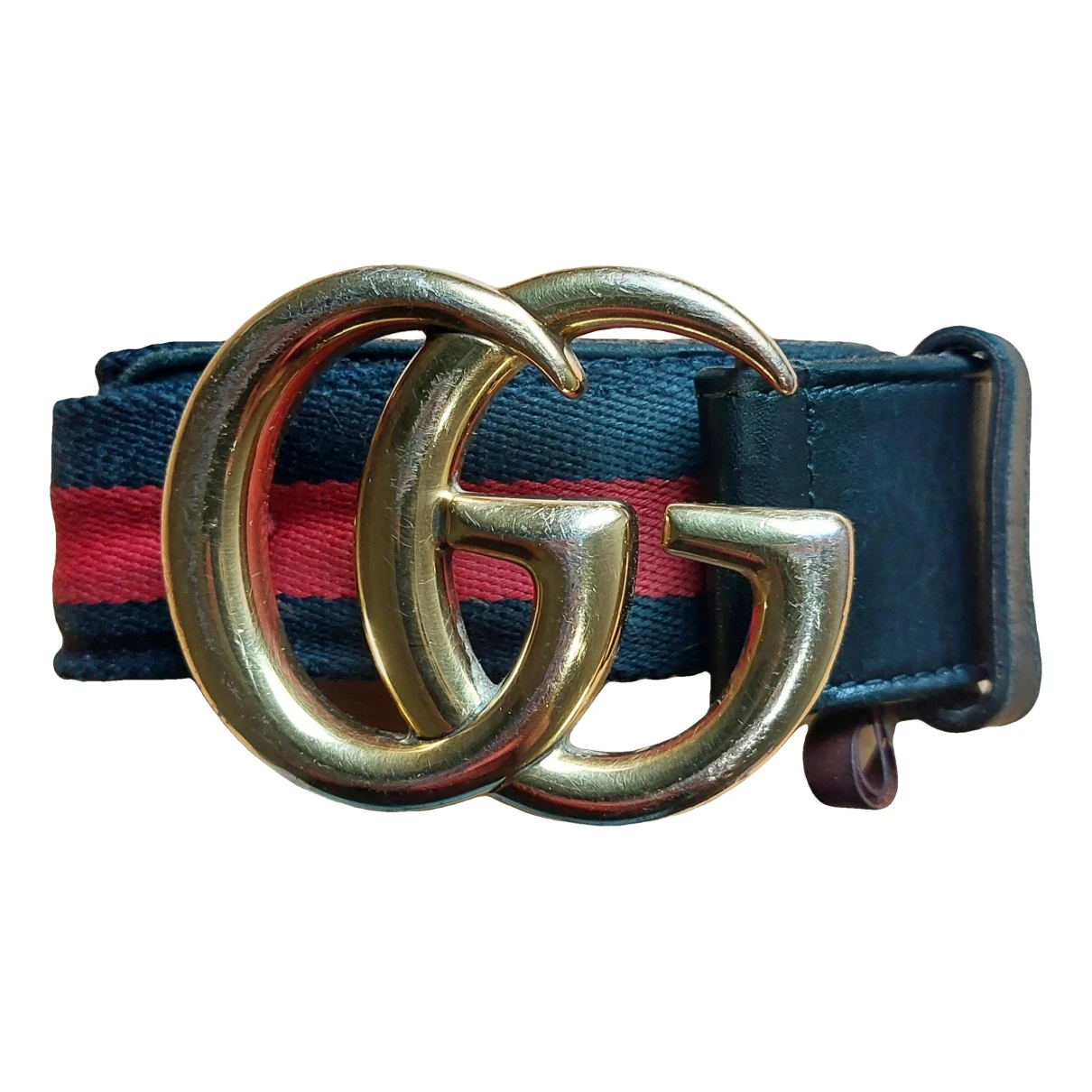Pre-owned Gucci D-ring Cloth Belt In Other