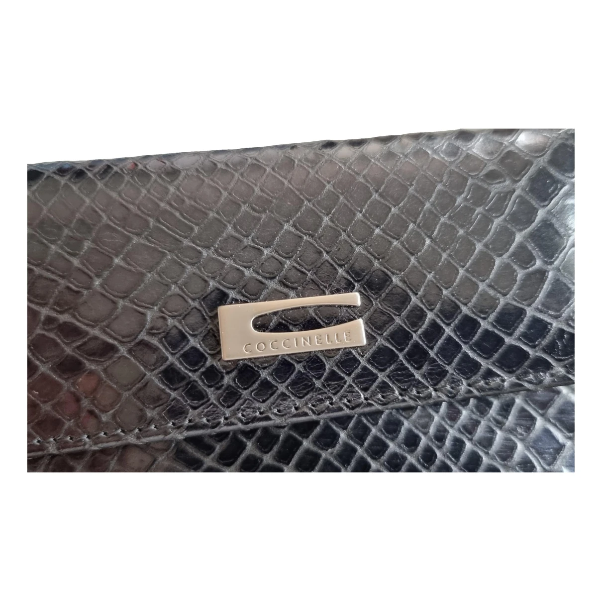 Pre-owned Coccinelle Leather Clutch In Black
