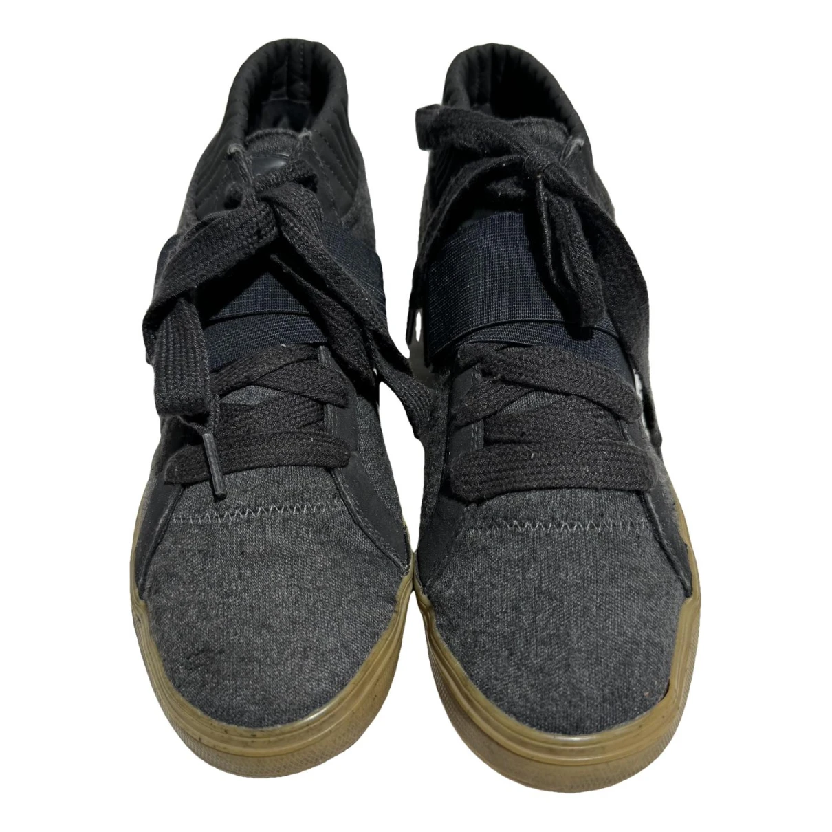 Pre-owned Stella Mccartney Cloth Low Trainers In Grey