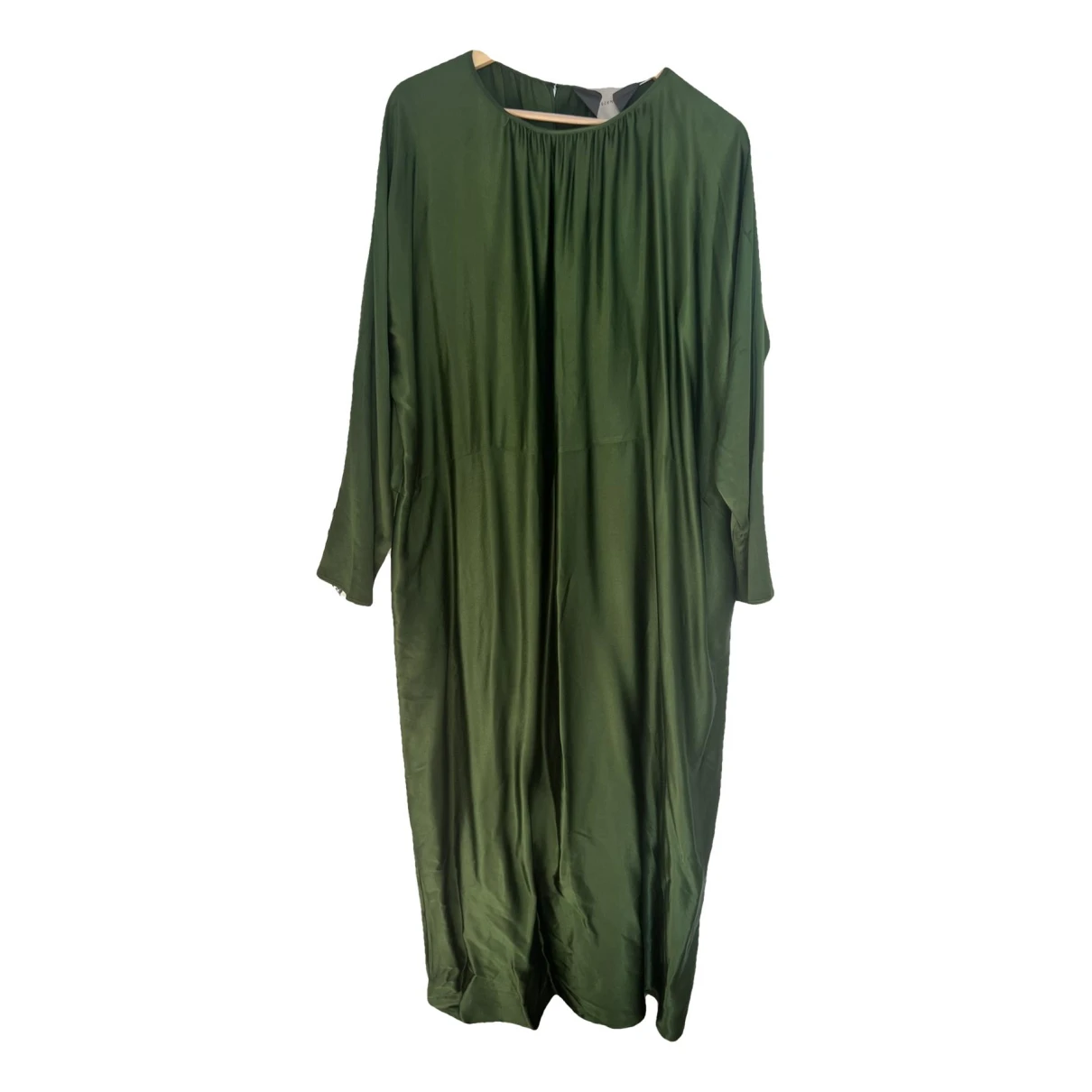 Pre-owned Asceno Maxi Dress In Green