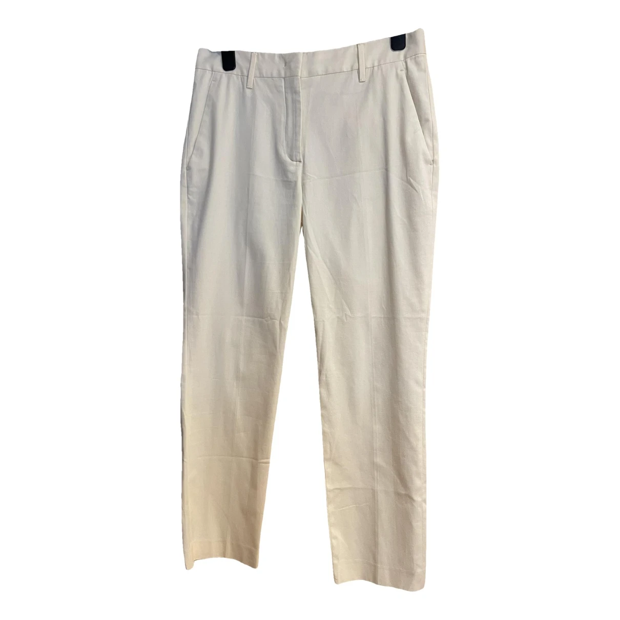 Pre-owned Prada Straight Pants In Yellow