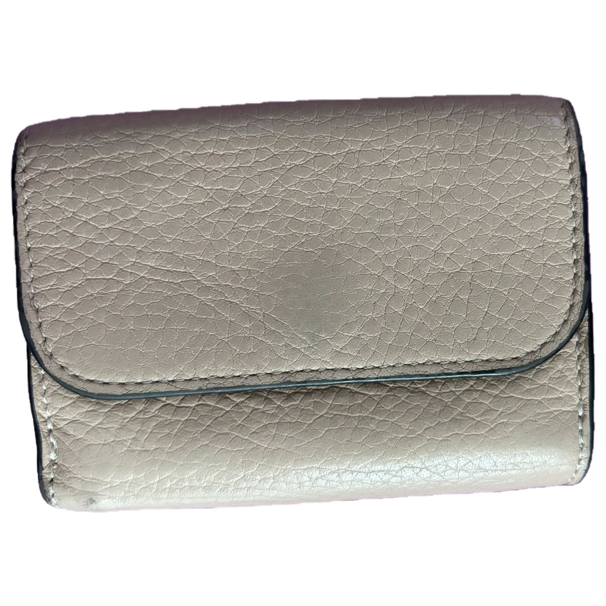 Pre-owned Chloé Leather Card Wallet In Pink