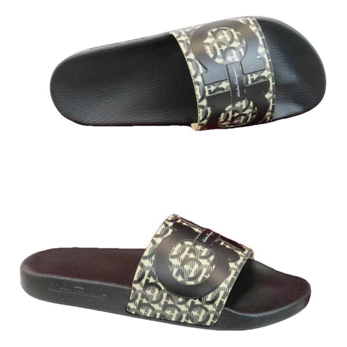 Pre-owned Ferragamo Sandals In Black