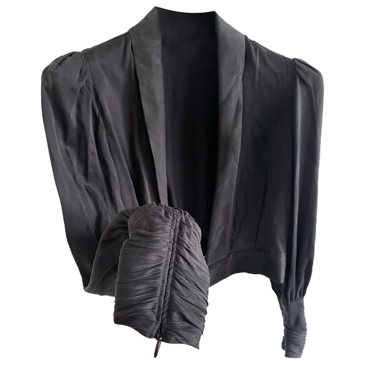 Pre-owned Zimmermann Silk Blouse In Black