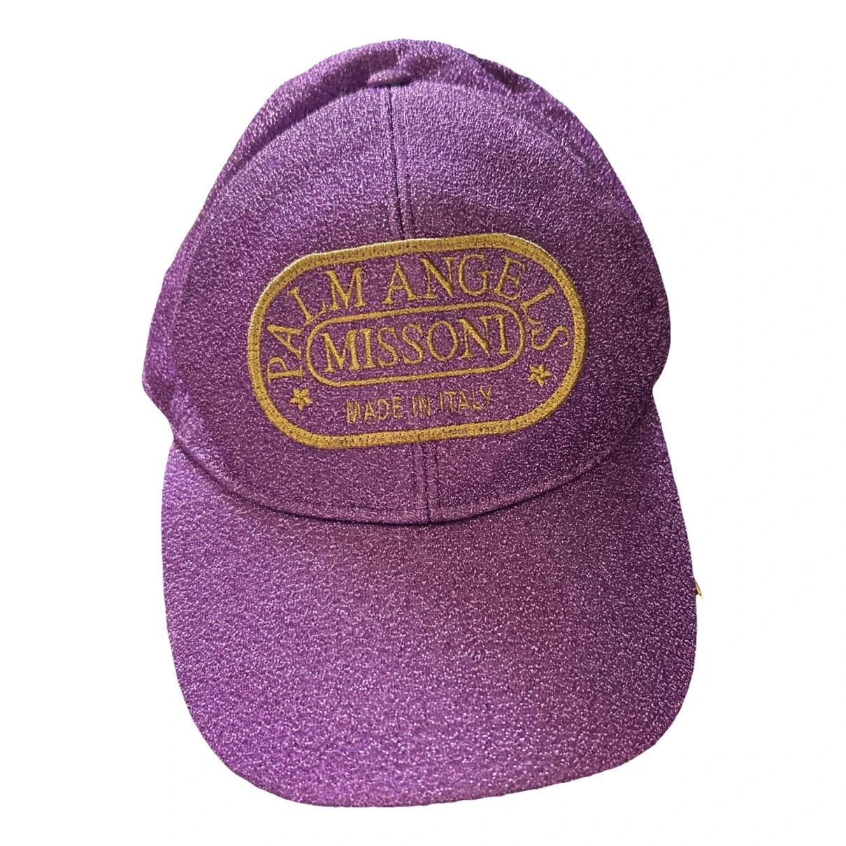 Pre-owned Palm Angels Cloth Cap In Purple