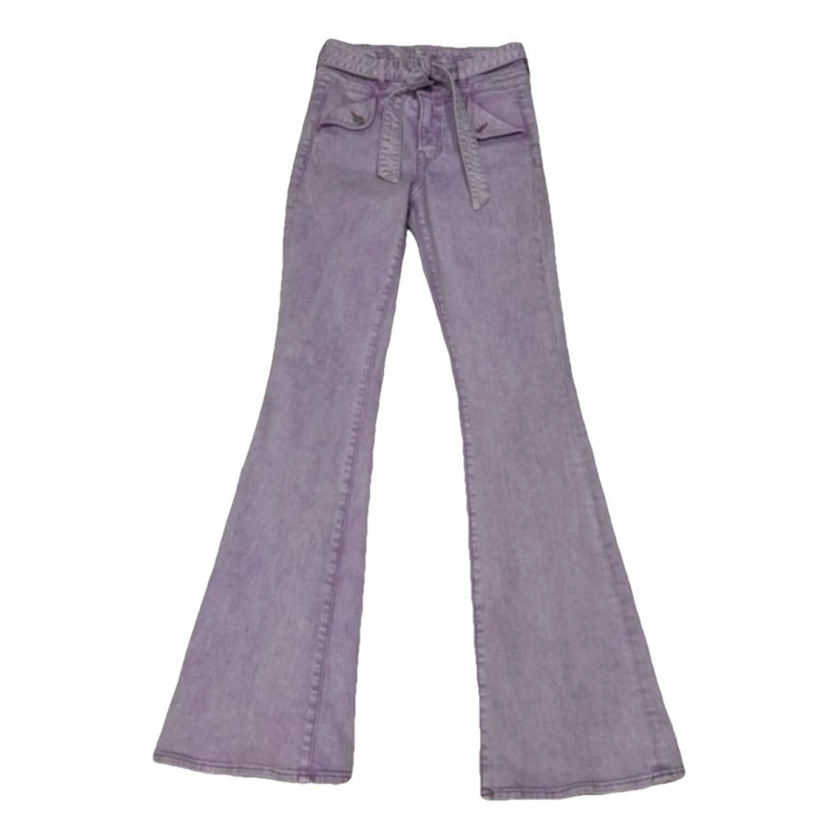 Pre-owned Veronica Beard Slim Jeans In Purple