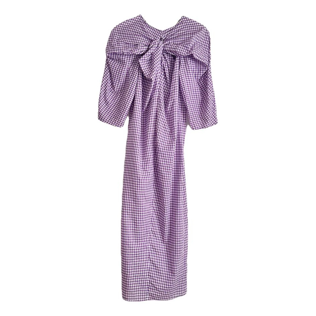 Pre-owned Caron Callahan Mid-length Dress In Purple