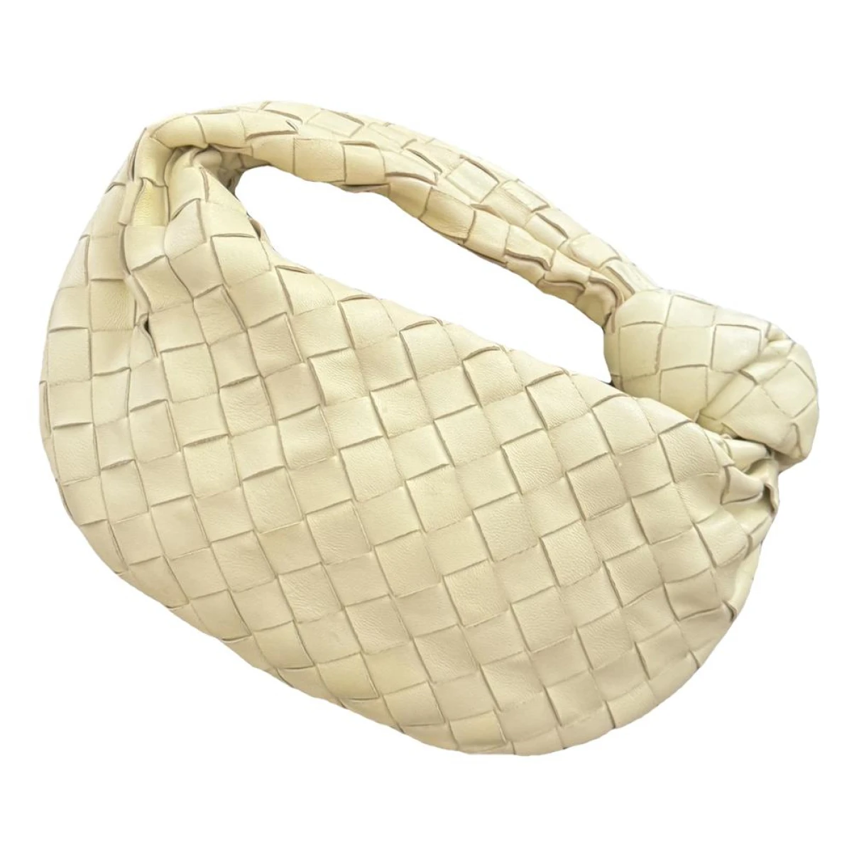 Pre-owned Bottega Veneta Jodie Leather Handbag In Yellow