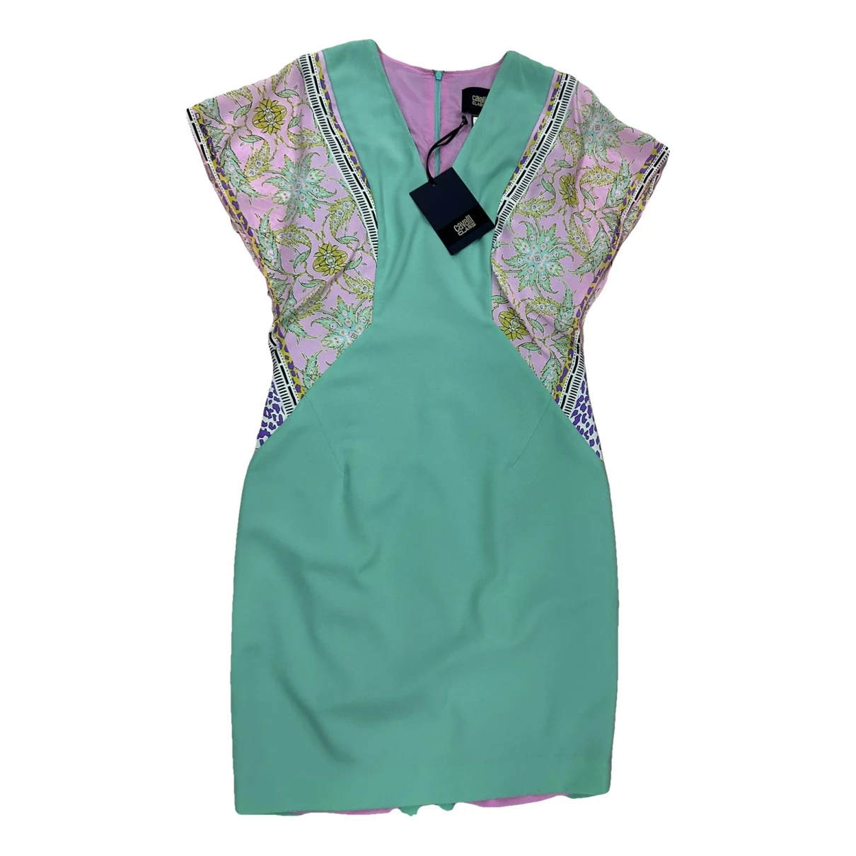Pre-owned Class Cavalli Dress In Green