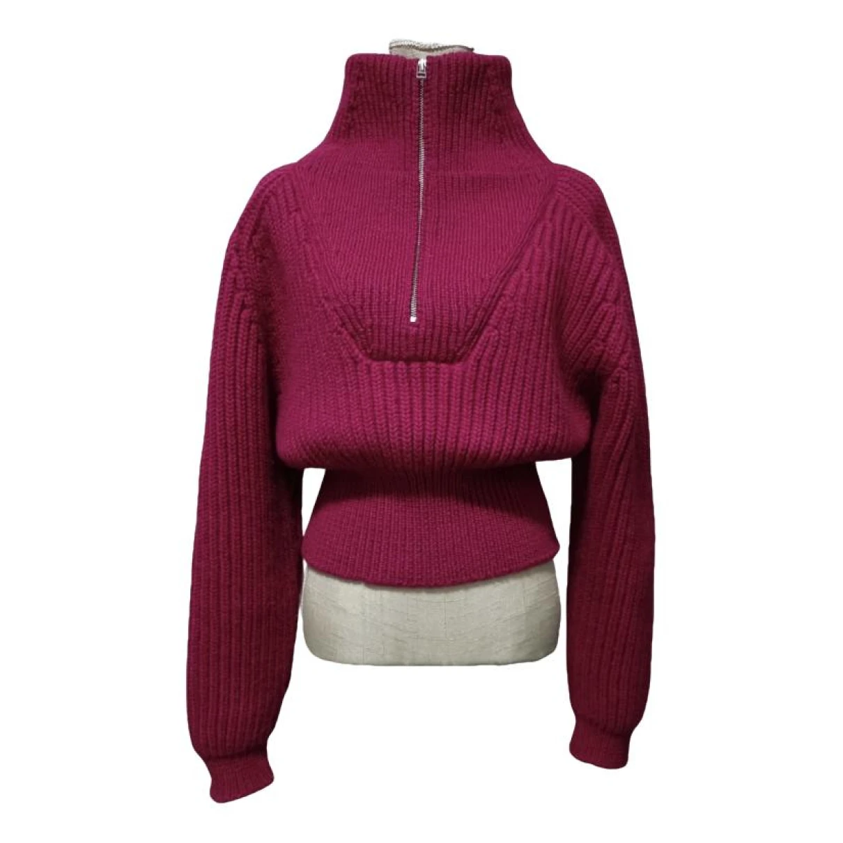 Pre-owned Jacquemus La Maille Pablo Wool Jumper In Pink