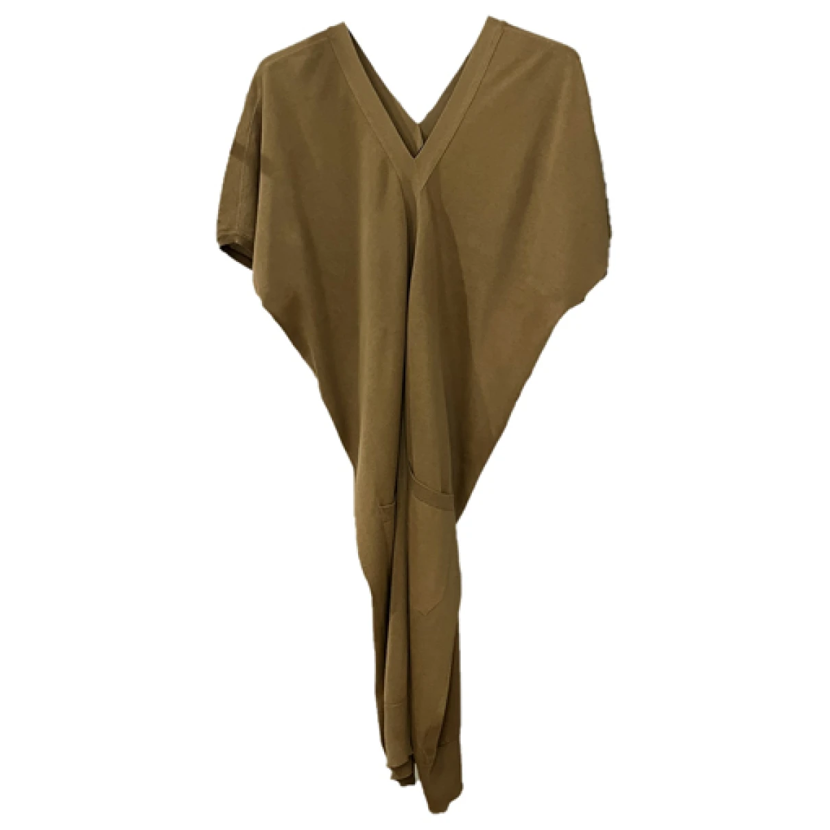 Pre-owned Malo Mid-length Dress In Camel