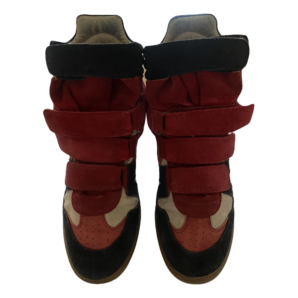 Pre-owned Isabel Marant Beckett Trainers In Red