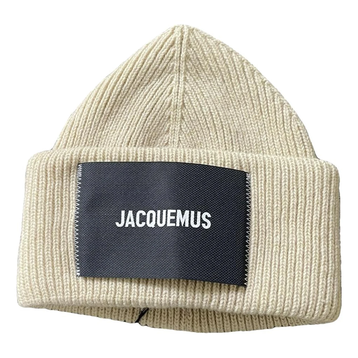 Pre-owned Jacquemus Cashmere Beanie In Beige