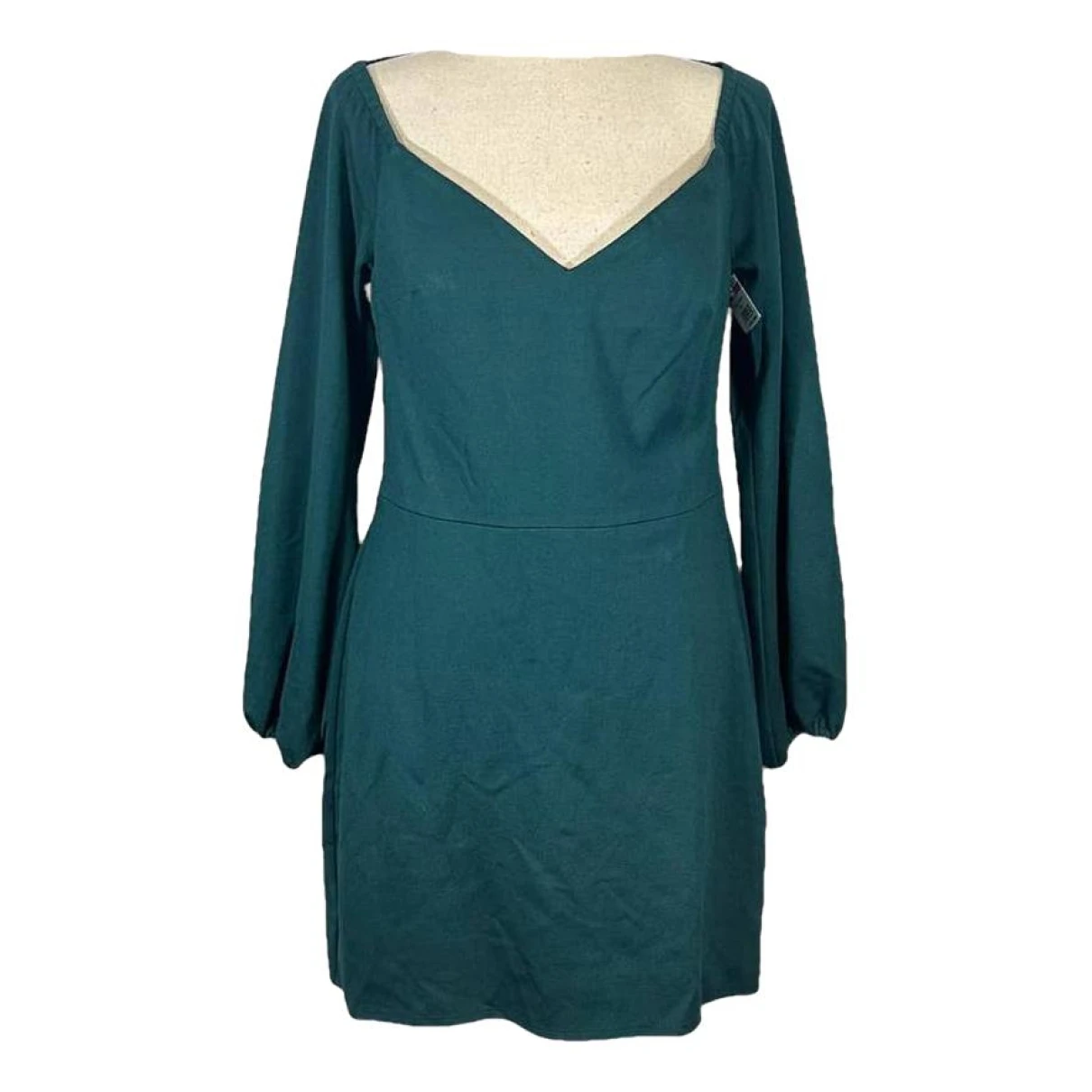 Pre-owned Dress The Population Mini Dress In Green