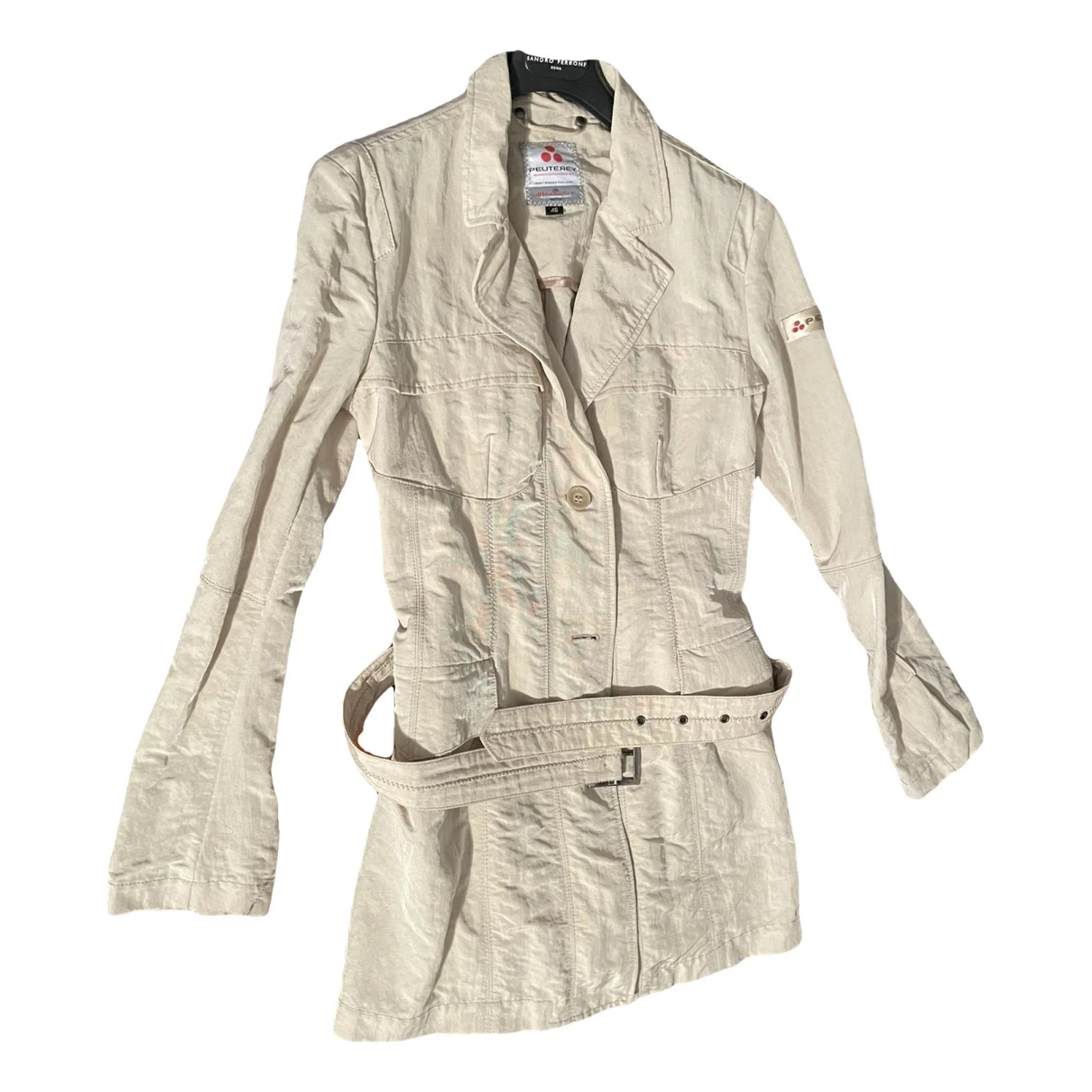 Pre-owned Peuterey Trench Coat In Beige