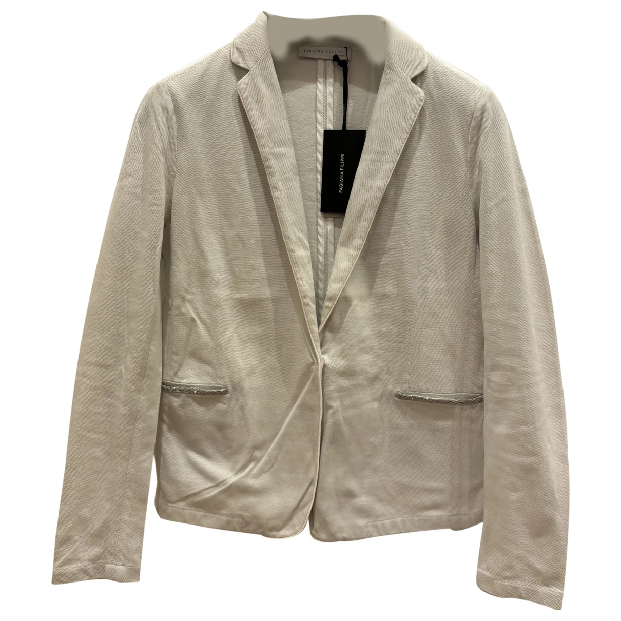 Pre-owned Fabiana Filippi Short Vest In Grey