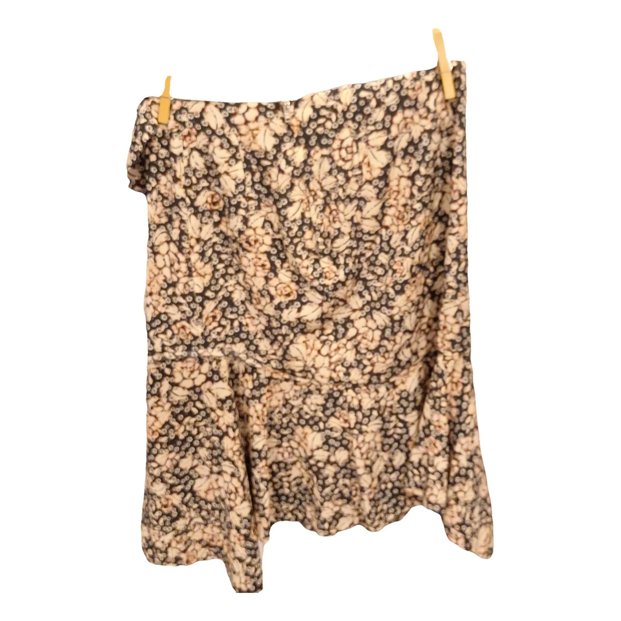 Pre-owned Isabel Marant Silk Mid-length Skirt In Multicolour