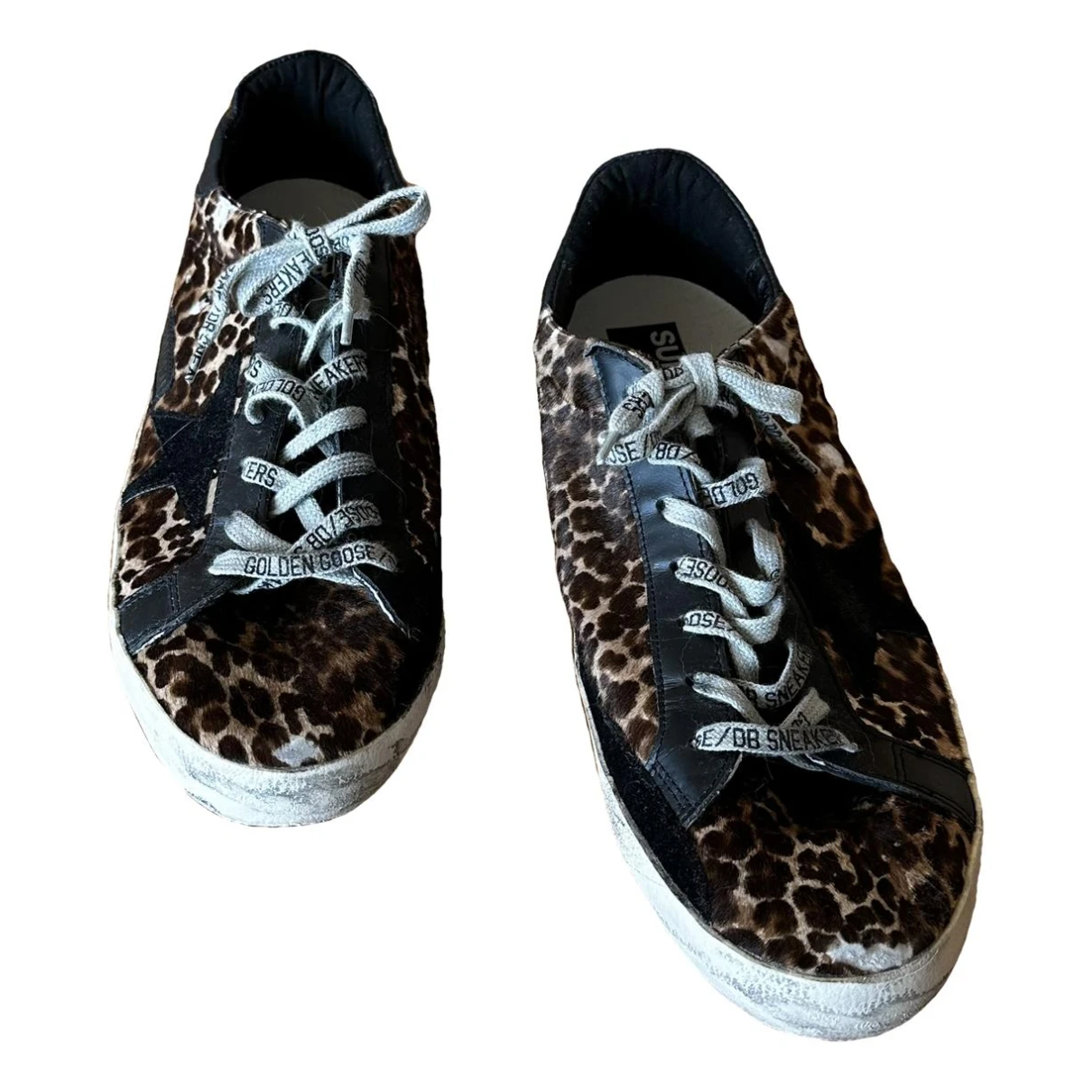 Pre-owned Golden Goose Leather Low Trainers In Other