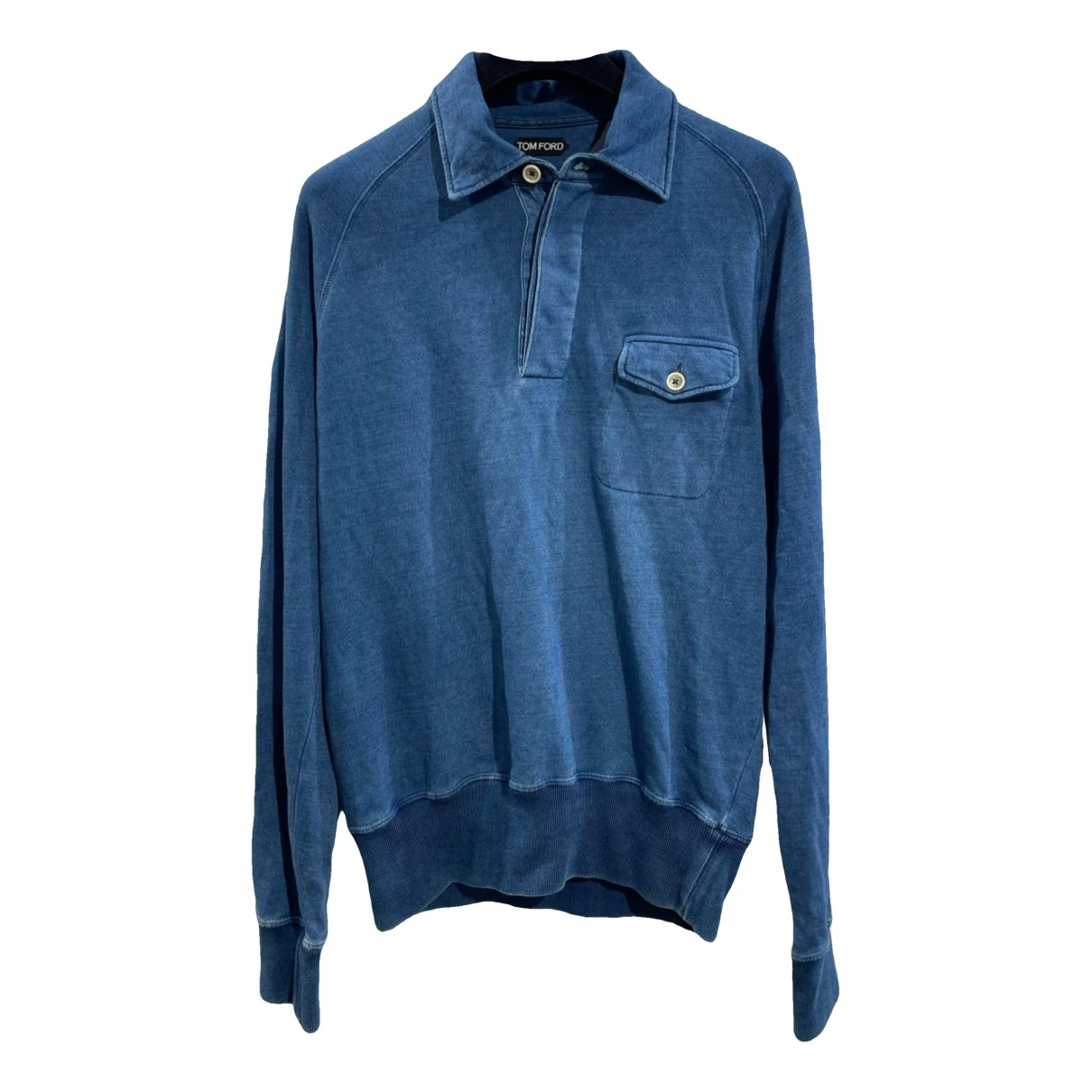 Pre-owned Tom Ford Polo Shirt In Blue