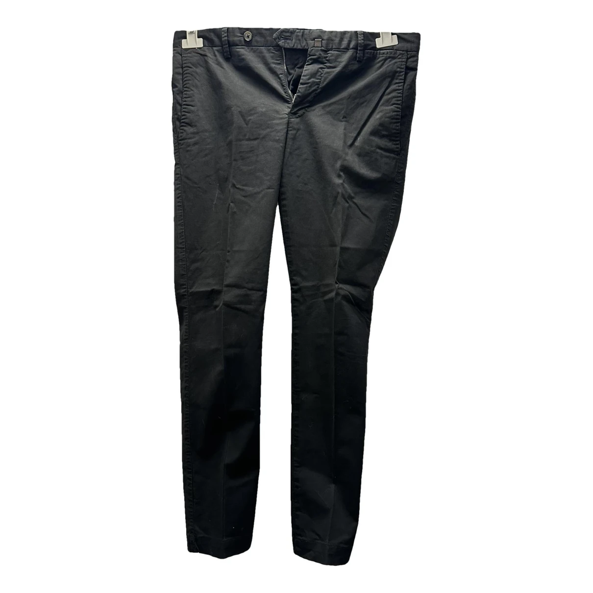 Pre-owned Pt01 Trousers In Black