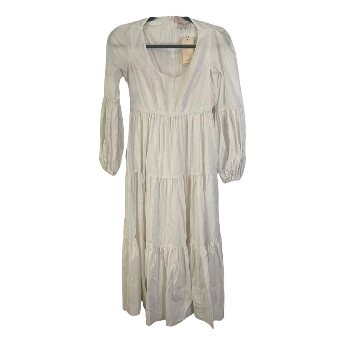 Pre-owned Cinq À Sept Mid-length Dress In White