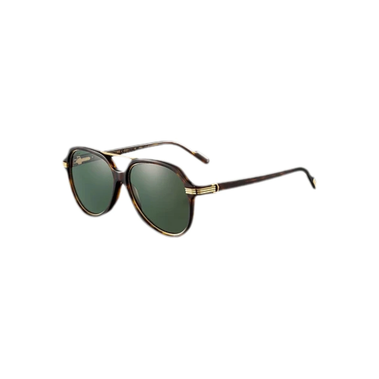 Pre-owned Cartier Sunglasses In Brown