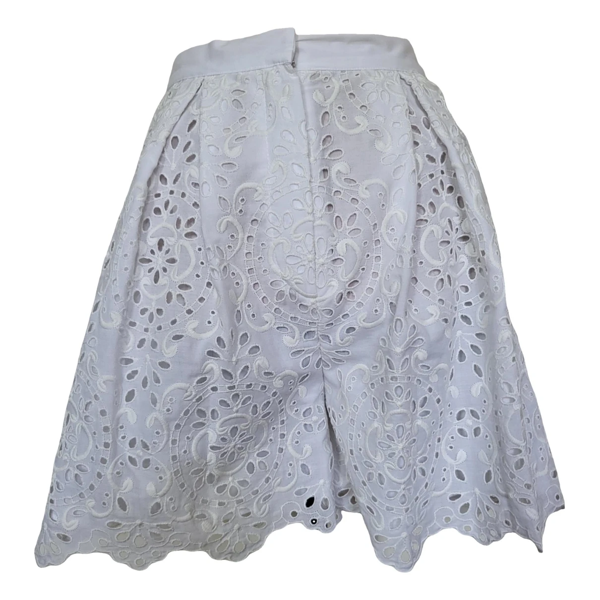 Pre-owned Elie Saab Shorts In White